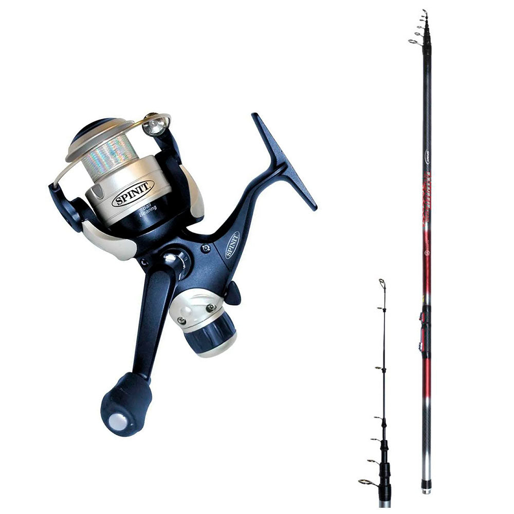 Combo Caña EXTREME 4500 4.50m 5T + Reel frontal BLUE STONE 40 – Spinit