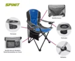 Sillon Director Deluxe Plegable Playa Camping - Azul - Imagen 4