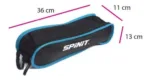 Silla compacta plegable playa o camping - Negro/Celeste - Imagen 2