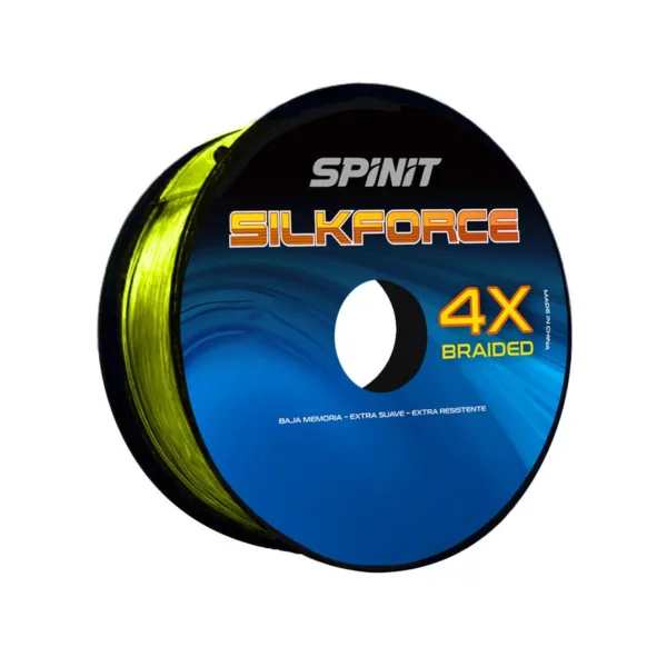 Multifilamento Silkforce 4X 100m 50lb - Amarillo Flúor