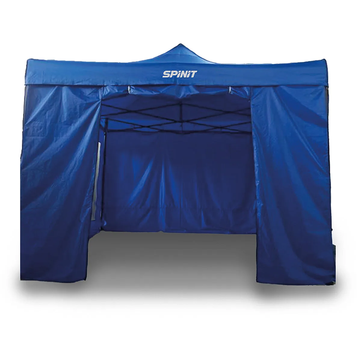 260004-GAZEBO-SPINIT-BASIC-II-BLUE-ACERO3X3_1e971566-6776-46ab-8b44-63daa3b109d7.jpg Gazebo Elite II Blue Acero 3x3mts Automatico con Estacas y Bolso - Imagen 1