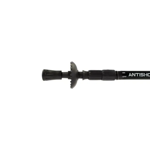 Bastón curvo de Trekking Senderismo ANTISHOCK - Negro