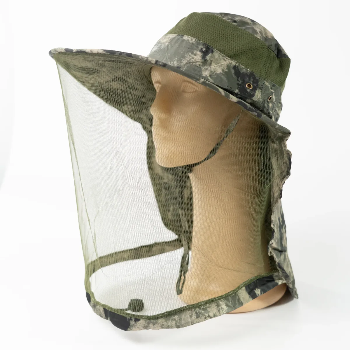 Sombrero con Mosquitero UV35 Camuflado - Imagen 2