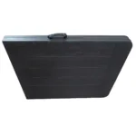 Mesa plegable para exterior símil madera/símil ratán - Símil madera - Imagen 5