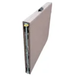 Mesa plegable para exterior símil madera/símil ratán - Símil ratán - Imagen 6
