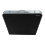 Mesa plegable para exterior estructura de aluminio y acero - Marrón oscuro - Imagen 4