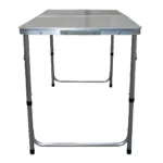 Mesa plegable para exterior estructura de aluminio y acero - Plateado - Imagen 3