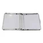Mesa plegable para exterior estructura de aluminio y acero - Plateado - Imagen 4