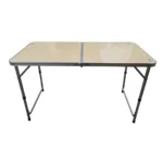 Mesa plegable de aluminio alto regulable camping 90x60x40 cm