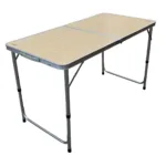 Mesa plegable de aluminio alto regulable camping 90x60x40 cm - Imagen 2