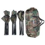 Set mesa y sillas pleglables para camping camuflado - Imagen 6