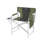 Sillón director plegable de aluminio con bandeja y posavasos