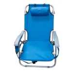 Silla reposera mochila de aluminio reclinable para playa y camping 4 posiciones - Imagen 2