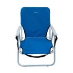 Silla reposera baja de acero plegable con correa para transportar - Imagen 2