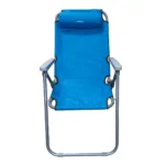 Silla reposera de playa plegable con respaldo reclinable 2 posiciones - Imagen 2