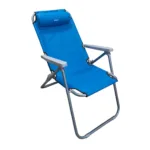 Silla reposera de playa plegable con respaldo reclinable 2 posiciones