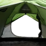 Carpa Camper 4 personas resistente al agua con doble capa y piso reforzado - Verde - Imagen 3
