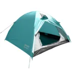 Carpa Camper 4 personas resistente al agua con doble capa y piso reforzado - Azul