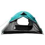 Carpa Camper 4 personas resistente al agua con doble capa y piso reforzado - Azul - Imagen 6