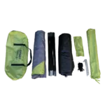 Carpa Traful 3 personas impermeable con ábside frontal y ventilación cruzada - Imagen 10