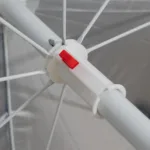 Sombrilla de playa UV 50+ 1.8 m Verde - Imagen 3