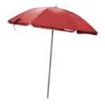 Sombrilla de playa UV 50+ 2 m Rojo