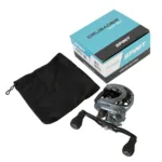 Reel Rotativo Crusader 407 RH Bajo Perfil Trolling 16kg 6+1 Rulemanes - Imagen 7