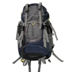 Mochila Trekker 45 Lts Trekking Urbana Con Cobertor Azul