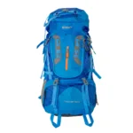 Mochila Trekker 70 Lts Trekking Con Cobertor Azul