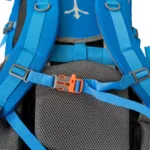 Mochila Trekker 70 Lts Trekking Con Cobertor Azul - Imagen 4
