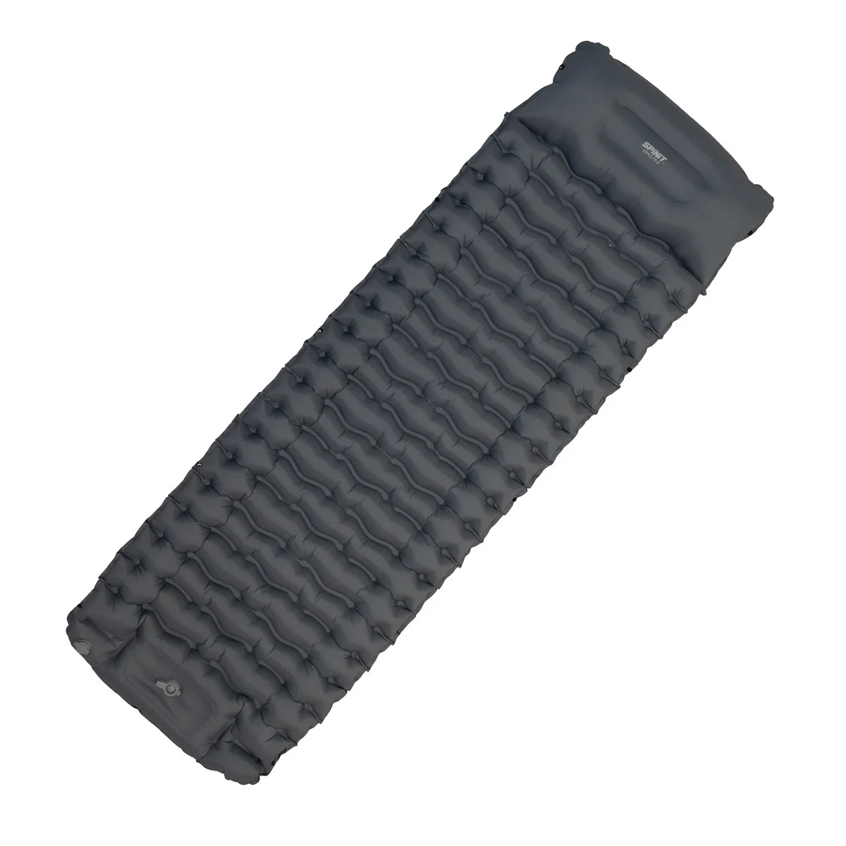 601689 colchoneta spinit aerolite plus calm y bomba gris-01 Colchoneta Inflable Spinit Aerolite Plus con Almohada y Bomba - Gris - Imagen 1