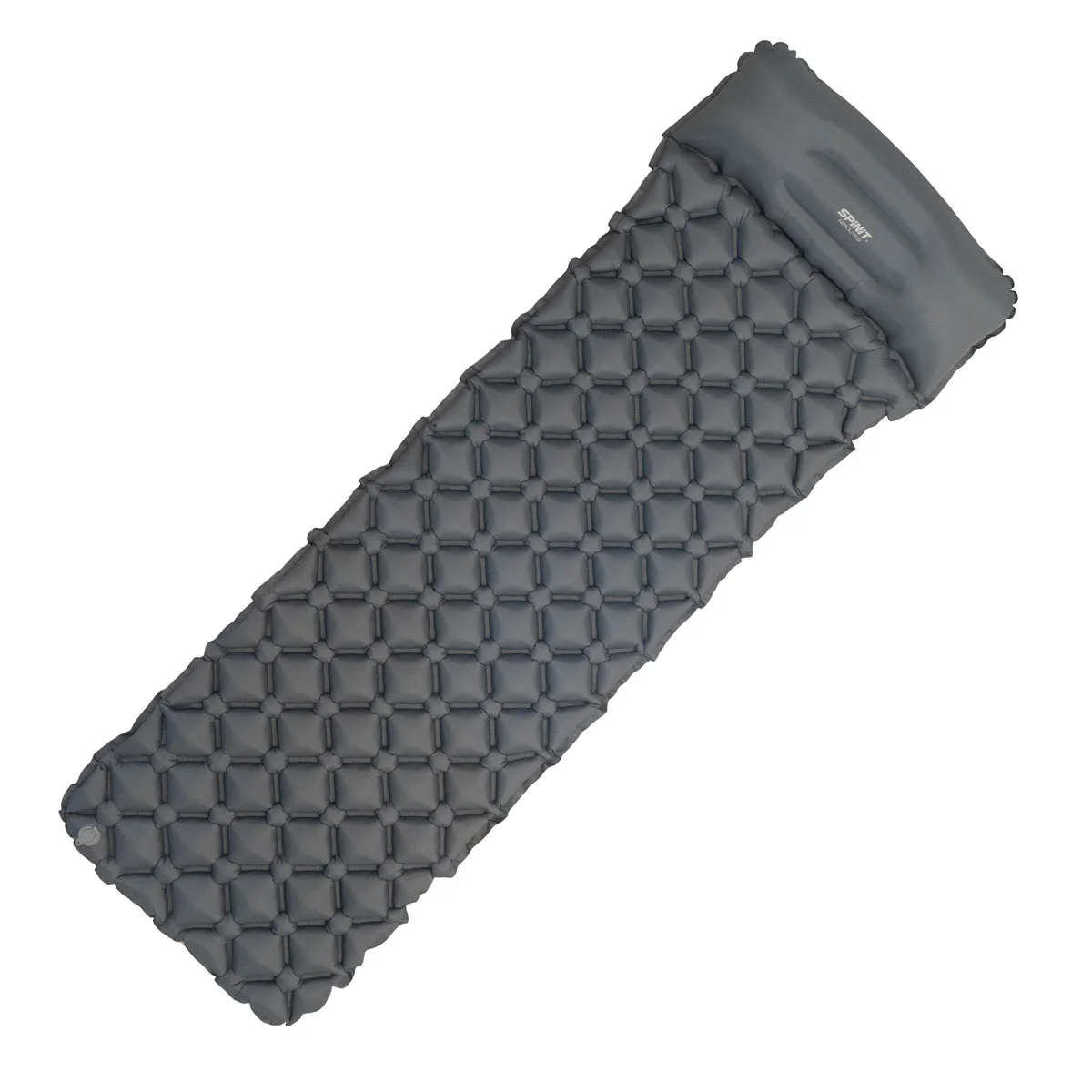 601696 colchoneta spinit aerolite calm gris v2-01 Colchoneta Inflable Spinit Aerolite con Almohada V2 Ultraliviana - Gris - Imagen 1