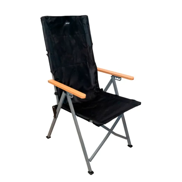 Sillón Plegable Spinit 140 kg 4 Posiciones - Negro