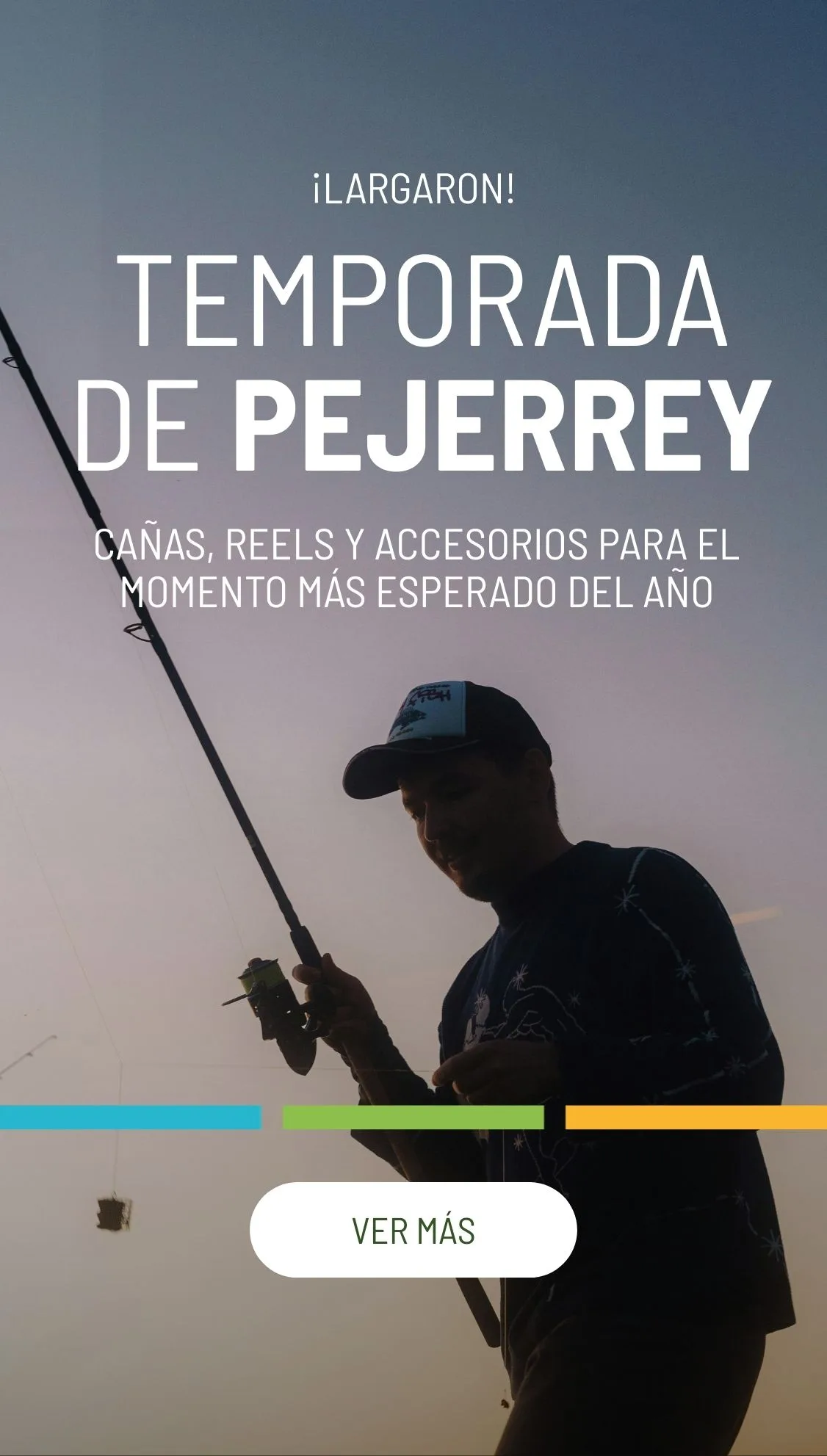 Cañas, reels y accesorios para el momento más esperado del año