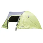 Carpa Traful 3 personas impermeable con ábside frontal y ventilación cruzada